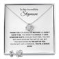 INCREDIBLE BONUS MOM/STEPMOM - DAUGHTER - LOVE KNOT