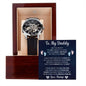 To My Daddy, Love Your Baby Bump Men's Openwork Watch