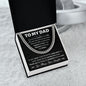 Dad, You Are the Anchor of My Life - Love, Your Daughter - Cuban Link Necklace