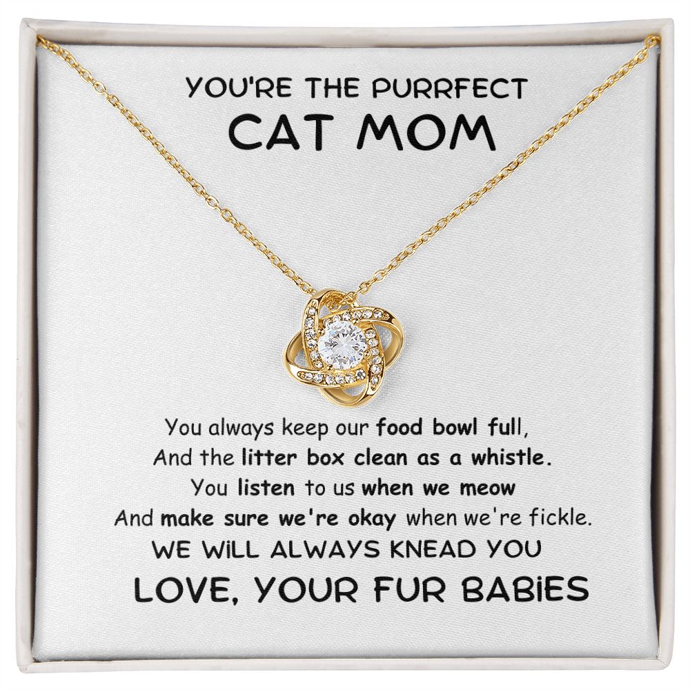 PURRFECT CAT MOM - LOVE KNOT