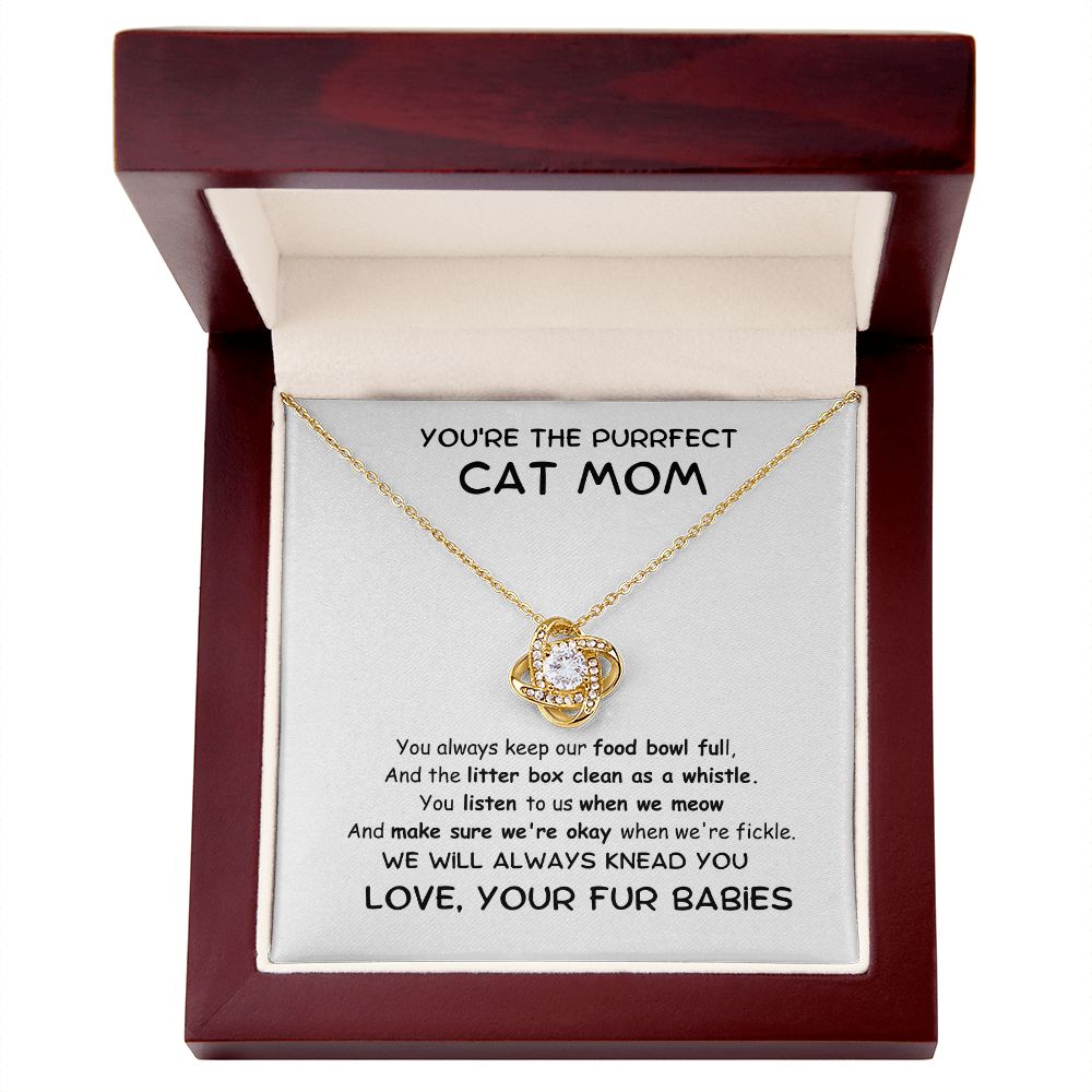 PURRFECT CAT MOM - LOVE KNOT