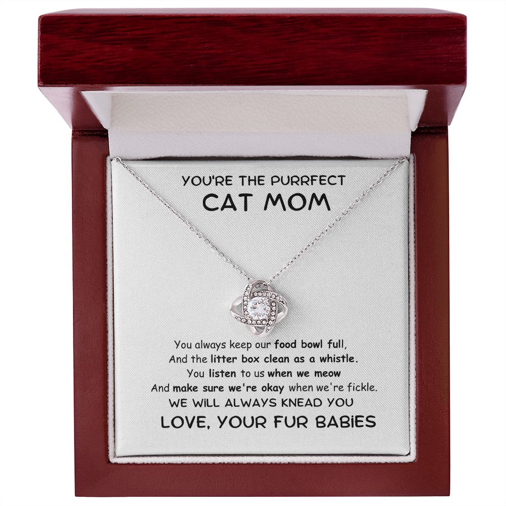PURRFECT CAT MOM - LOVE KNOT