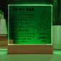 Happy First Father's Day, Daddy Acrylic plaque