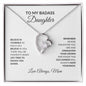 My Badass Daughter Forever Love Necklace