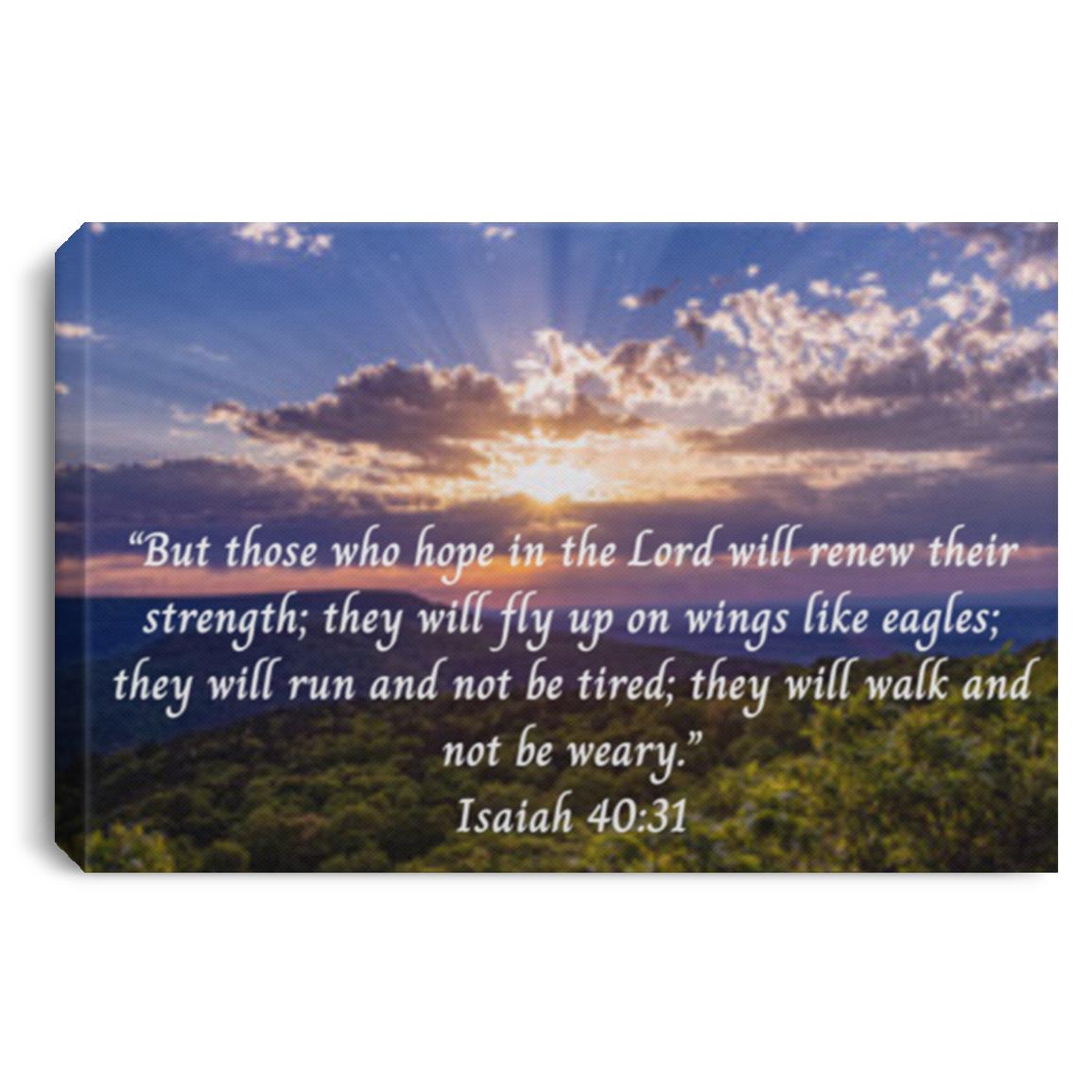 Isaiah 40:31 - Perfect for homes seeking serenity and inspiration -