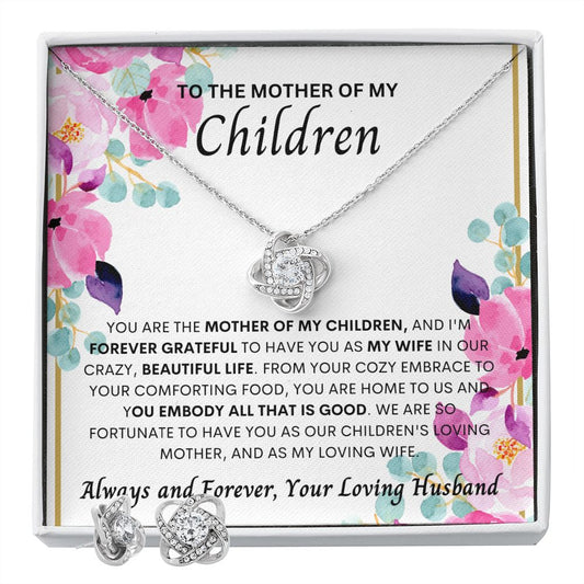 TO THE MOTHER OF MY CHILDREN - HUSBAND - LOVE KNOT