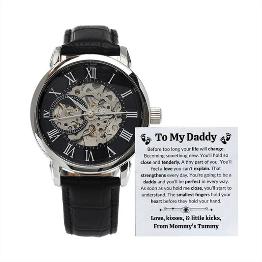 Luxury Watch for the Daddy to Be...Love from Mommy's Tummy