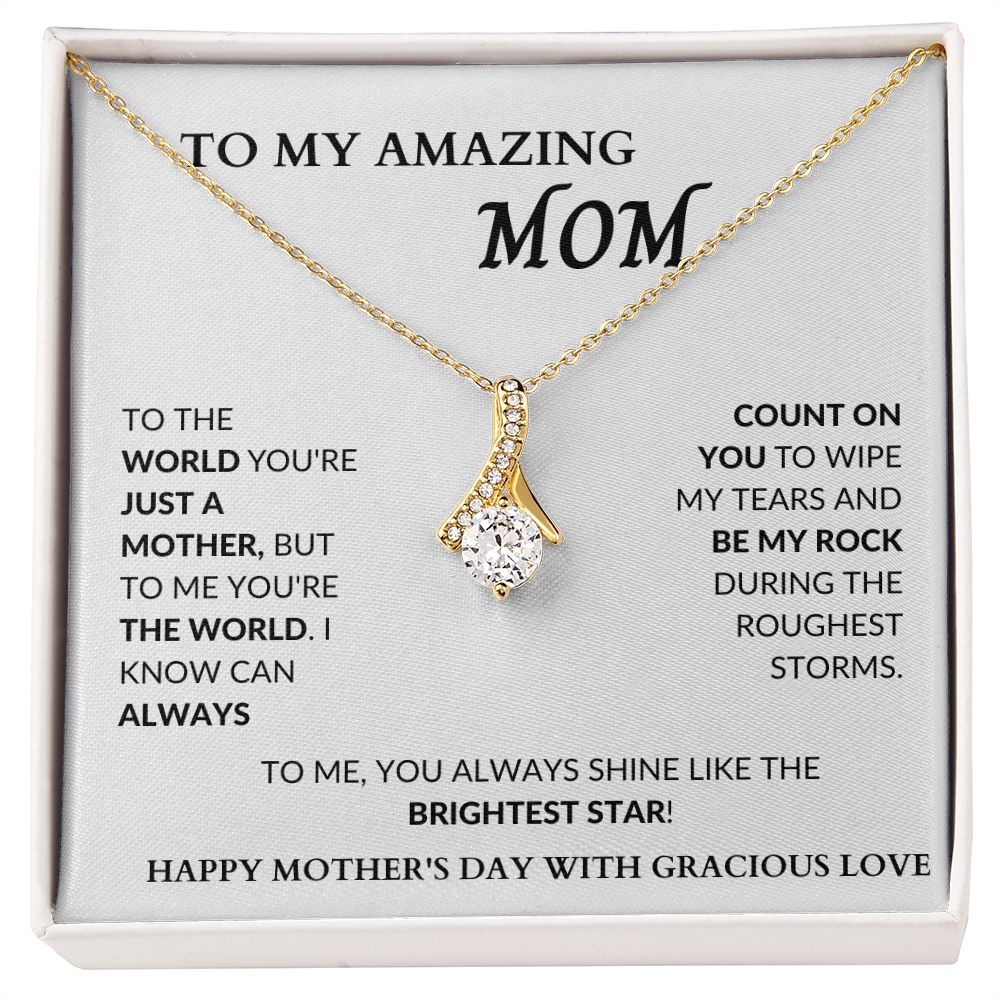 TO MOM, YOU'RE MY ROCK