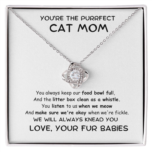 PURRFECT CAT MOM - LOVE KNOT