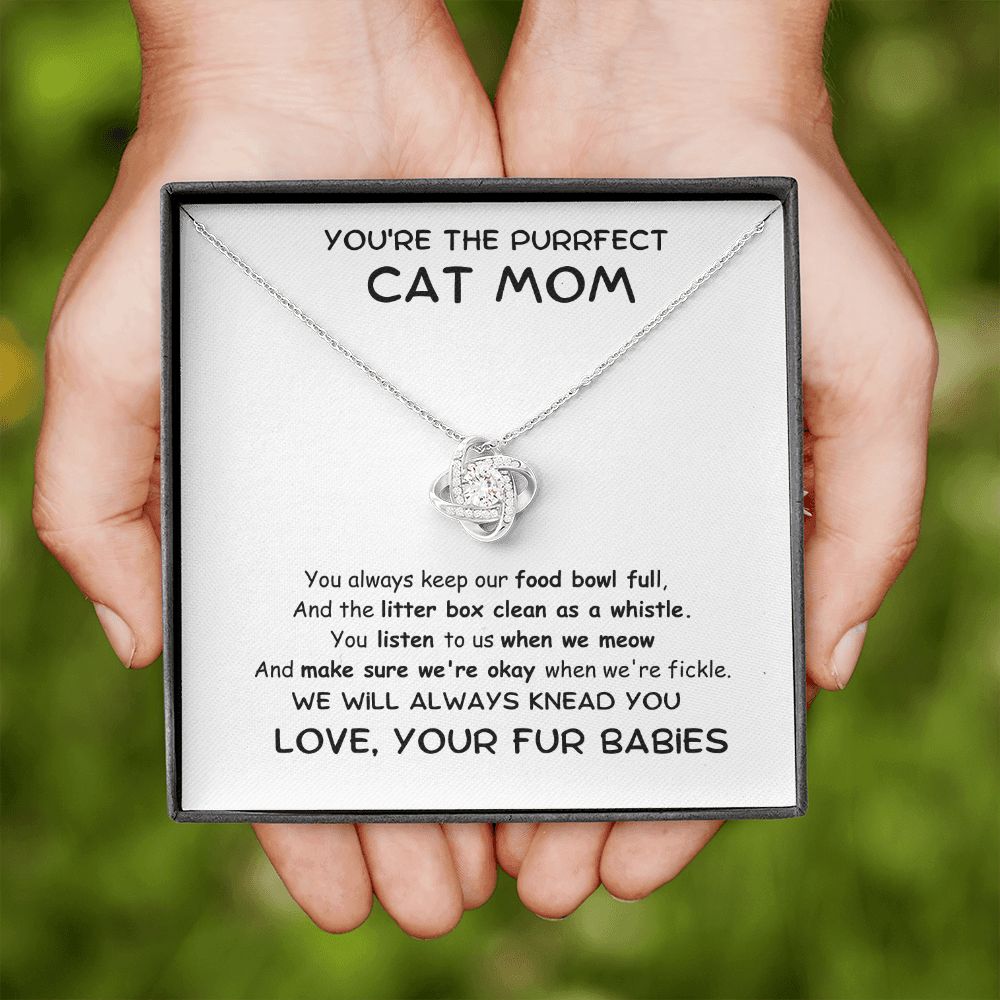 PURRFECT CAT MOM - LOVE KNOT