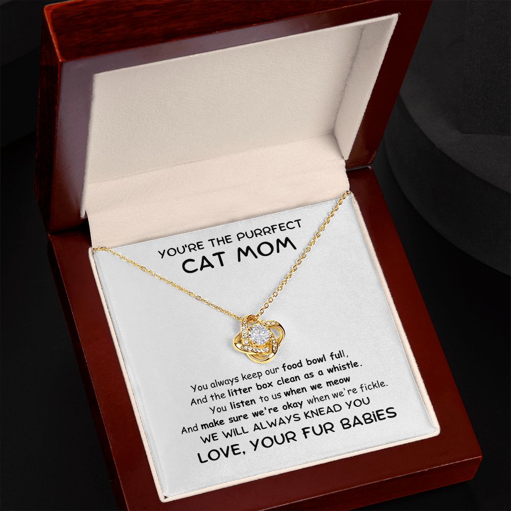 PURRFECT CAT MOM - LOVE KNOT