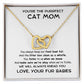 PURRFECT CAT MOM - INTERLOCKING HEARTS