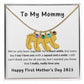 Happy First Mother's Day Birthstone Charm